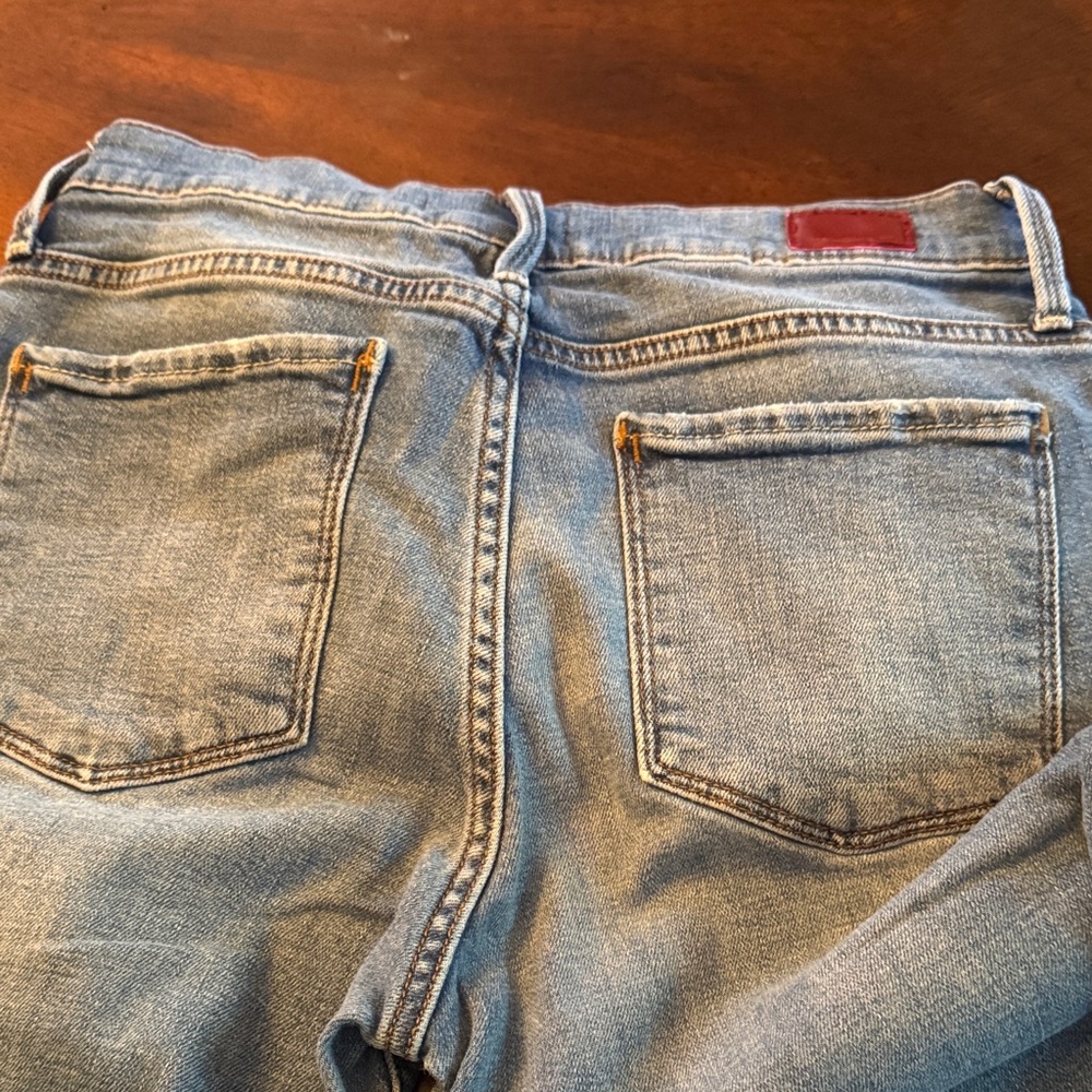 Whetherly Women's Straight Leg Blue Jeans - Picture 4 of 5